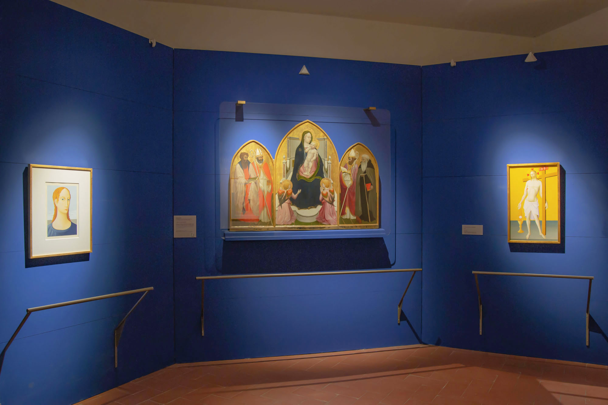 2024-2025 Di verde terra dipinse. Lorenzo Bonechi nella sala del Trittico di San Giovenale courtesy Museo Masaccio d’Arte Sacra. Ph Giovanni Bonechi.